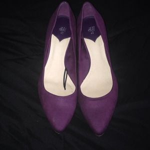 H&M  purple pumps
