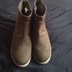 Olive green boots