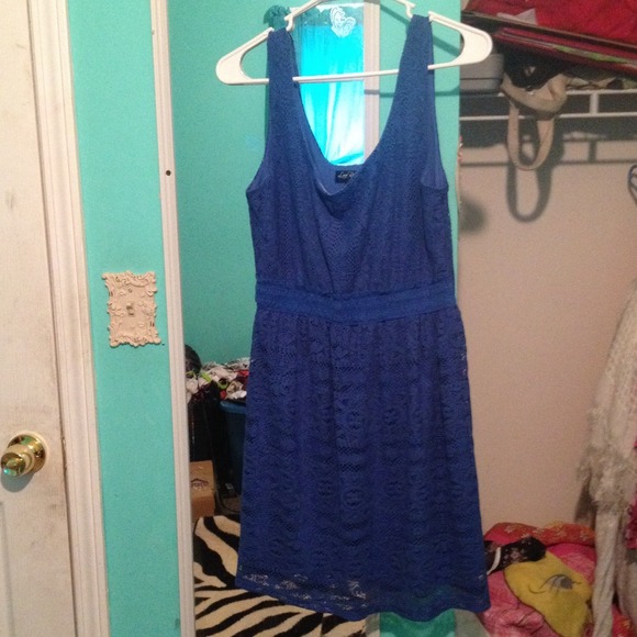 Blue Lace Dress