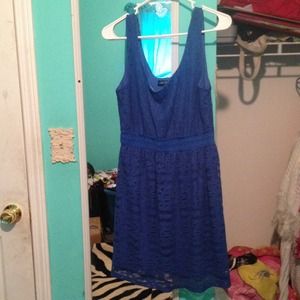 Blue Lace Dress