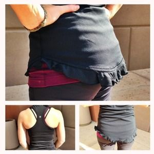 ⛔️TRADED⛔️Lululemon Ruffled Up Tank SE Black
