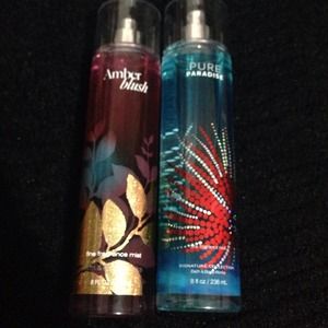 Two 8 oz Bath and Body works mist