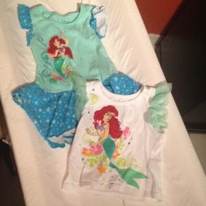 Two Little mermaid tops. 10% MARKDOWN!!