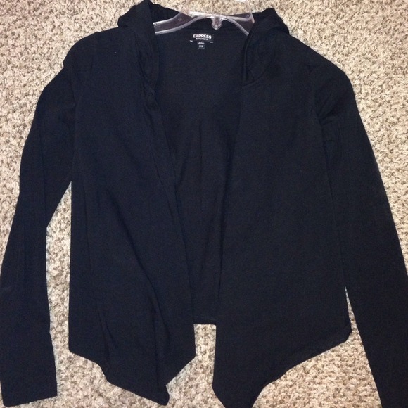 Express Open Hooded Cardigan