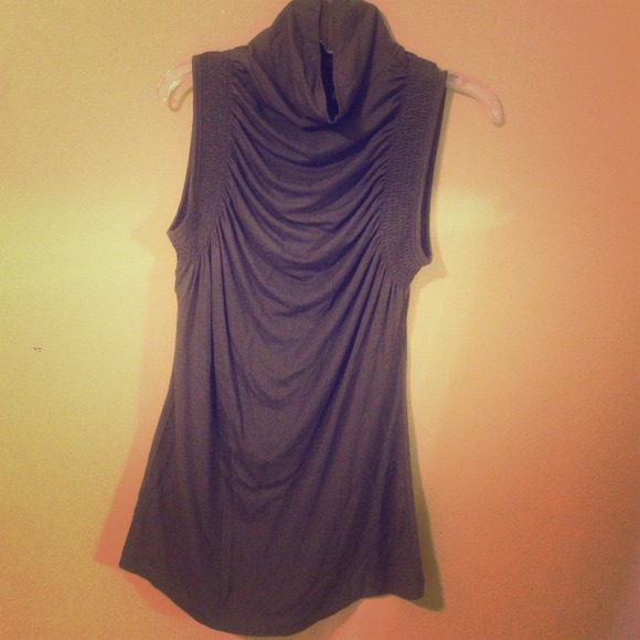 Charcoal grey blouse