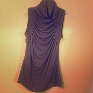 Charcoal grey blouse