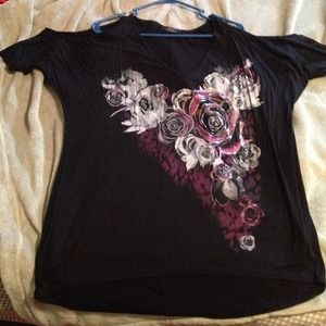 💐Bundle💐 Black cold shoulder top and teal dress