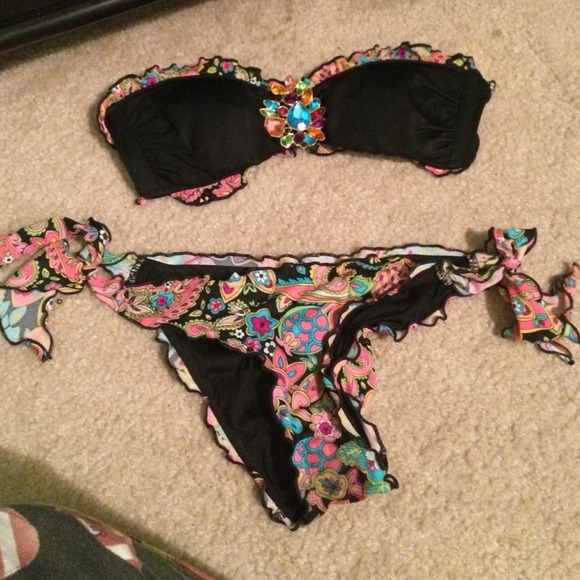 Victoria secret paisley bikini
