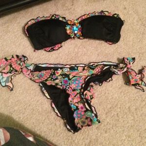 Victoria secret paisley bikini