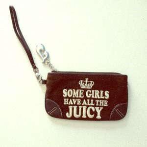 Genuine Juicy Couture black wristlet