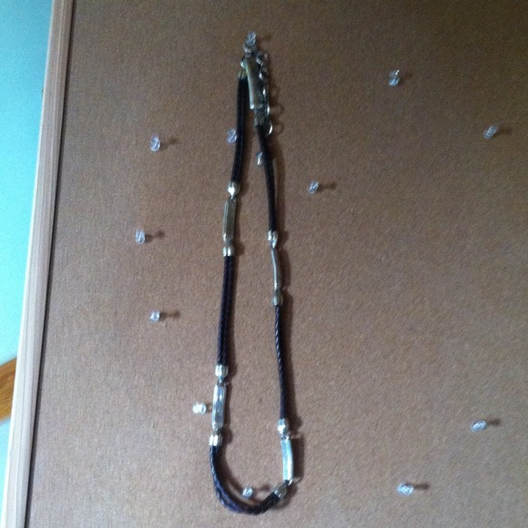 Brighton brown braided belt