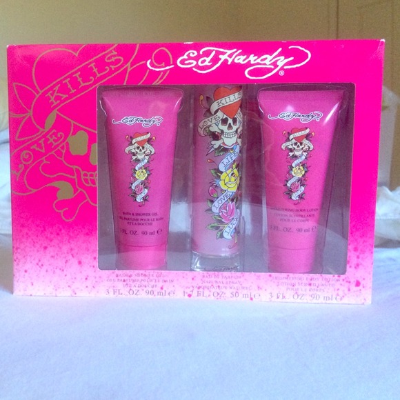 Ed Hardy Perfume, Body wash & Lotion
