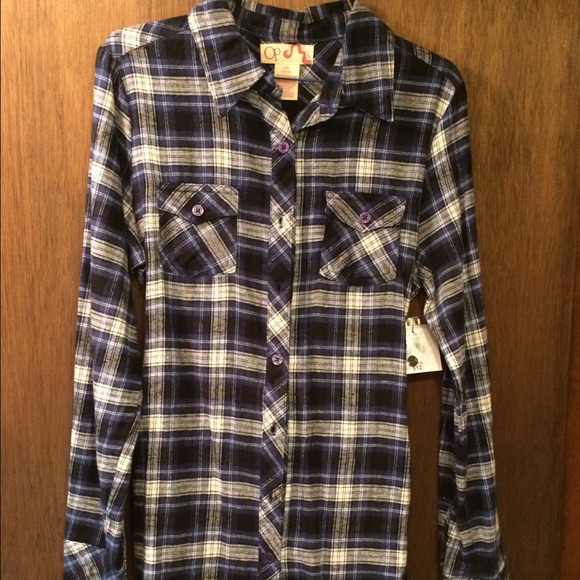 **BUNDLE** Navy blue flannel shirt