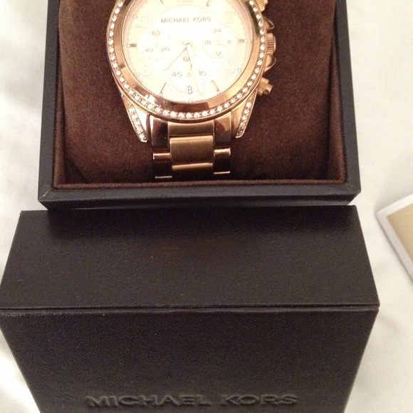Michael Kors Accessories - Michael Kors Rose Gold watch *authentic*