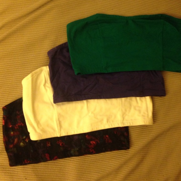 Crop tops/ bandeaus