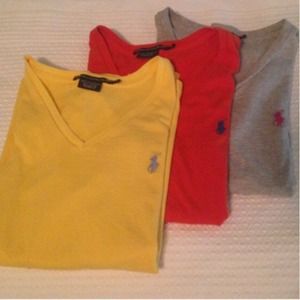 Ralph Lauren Polo v-neck bundle
