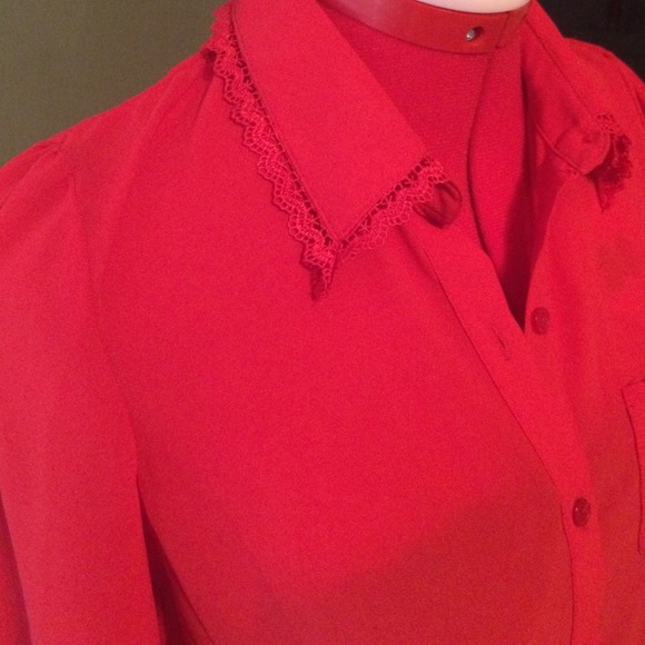 Red blouse - Picture 2 of 4
