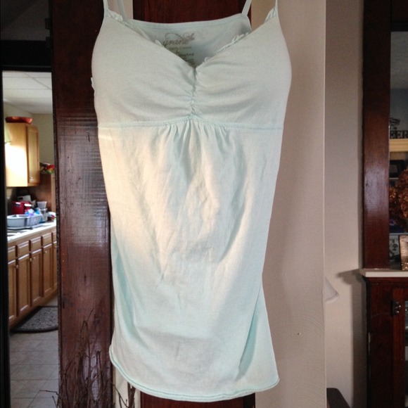 Light mint tank top