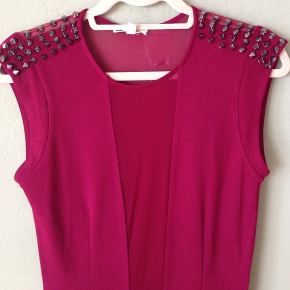 🚫Bundled🚫 Spiked Skater Dress With Mesh Inserts - Picture 4 of 4