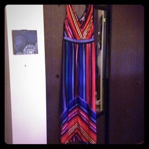 Colorful maxi dress