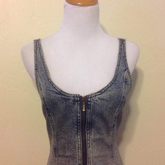 BUNDLED! Jean zip up dress - Picture 3 of 3
