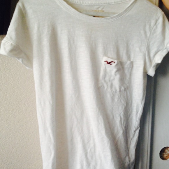 Hollister white shirt