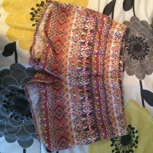 High Waisted Tribal Patterned Shorts