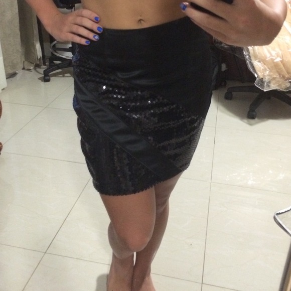 Sequin skirt