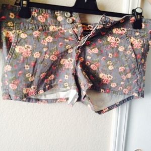 Floral printed shorts