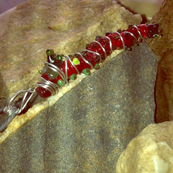 Handmade glass pendant