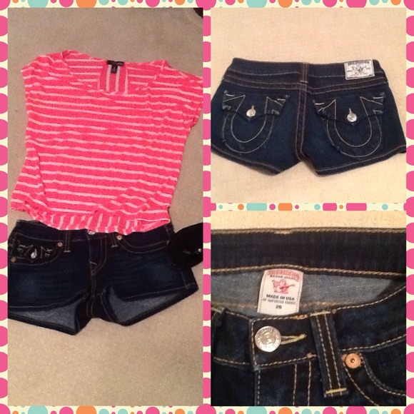 True Religion Jean Shorts