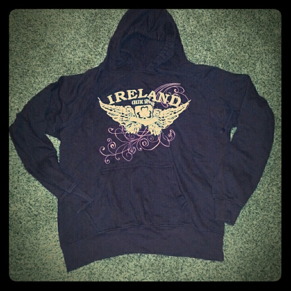 HOLD-Deep purple Ireland sweat shirt