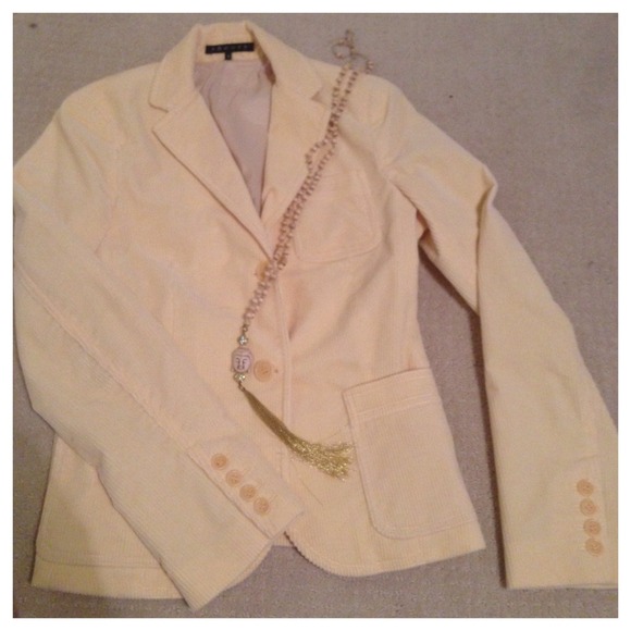 Theory Pale Yellow Blazer