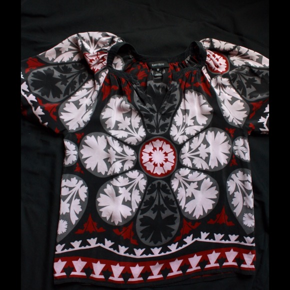 Karen Kane 100% silk top