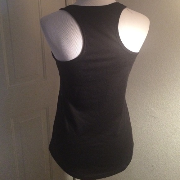 🌸Black Racer Back Sequin Front Top🌸 - Picture 2 of 3