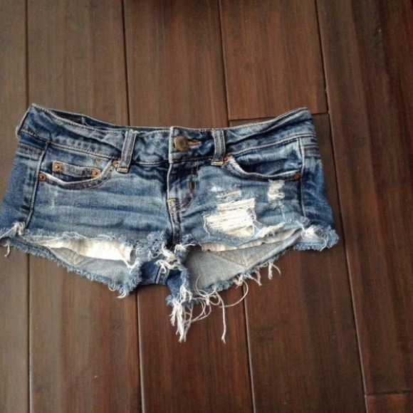 Denim shorts