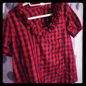 JCrew silk short sleeve top