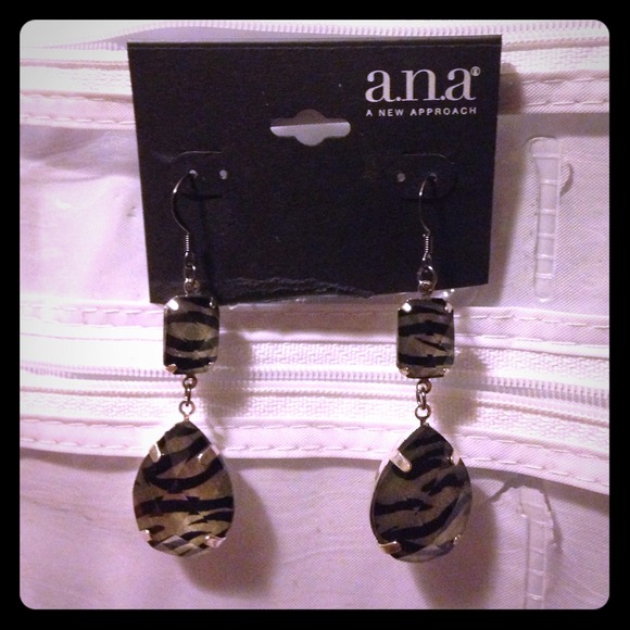 Zebra Earrings