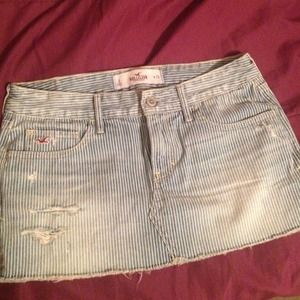 Hollister mini-skirt.