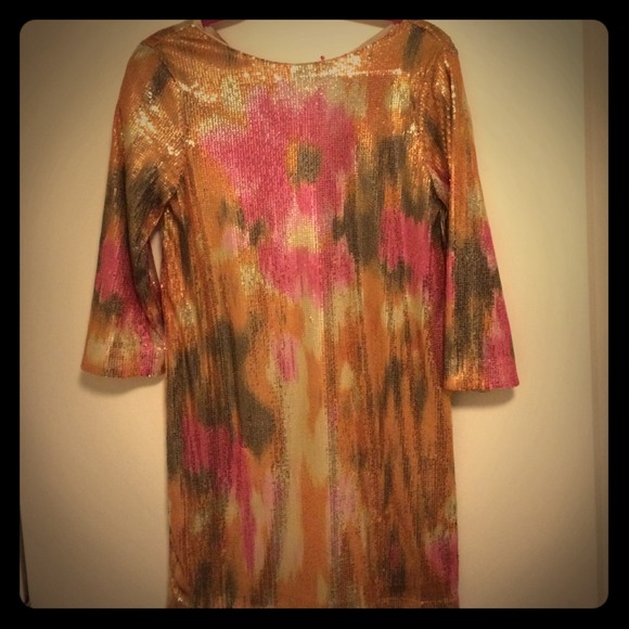 H&M multicolor sequin mini dress