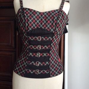 Red and Black Corset; Excellent Condition