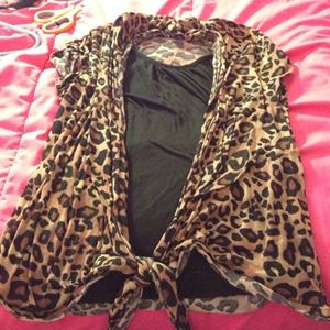 Cheetah print top