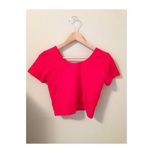 American Apparel Cotton Spandex Jersey Crop Top
