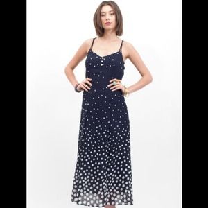 Vintage Gradient Polka Dot Maxi Dress **Reduced**