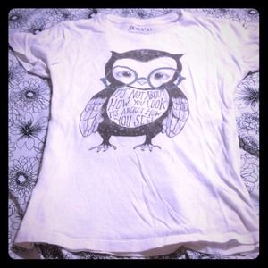Cool owl shirt!