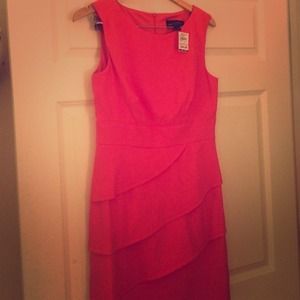 Coral Cocktail Dress