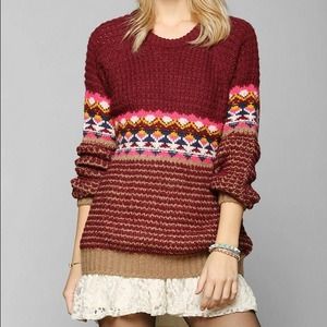 Coincidence & Chance Bright Fair Isle Sweater