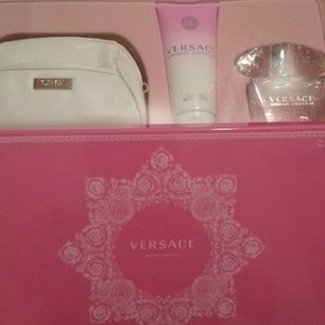 NEW:Versace Bright Crystal perfume & lotion set