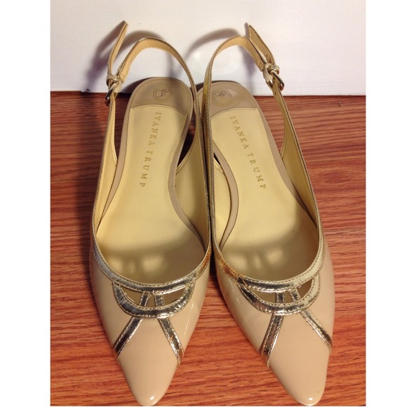 🌟REDUCED🌟Ivanka Trump Nude Aida Slingback Flats