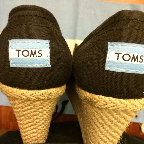 Black Wedge TOMS!